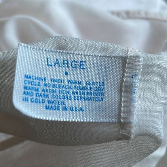 Lorraine Vintage Ladies House Dress Gown, Embroidered Floral Pattern,Light Pink - Picture 10 of 10